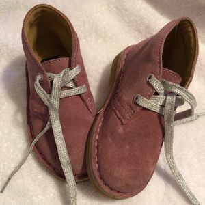 Girls Desert Boot Toddler Vintage Pink Suede